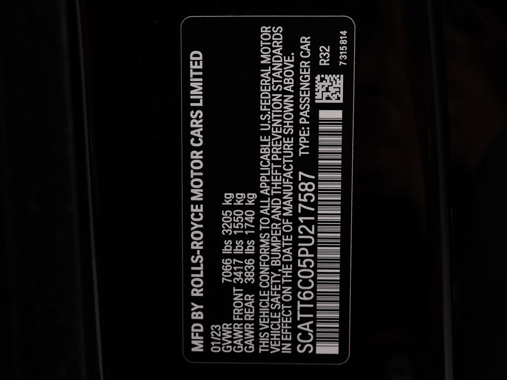 Certified 2023 Rolls-Royce Phantom Sedan RWD image 58