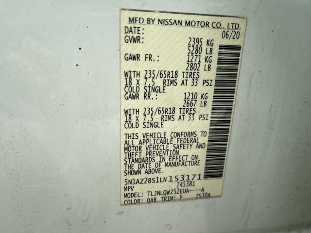 Used 2020 Nissan Murano SV w/ Cargo Package image 33