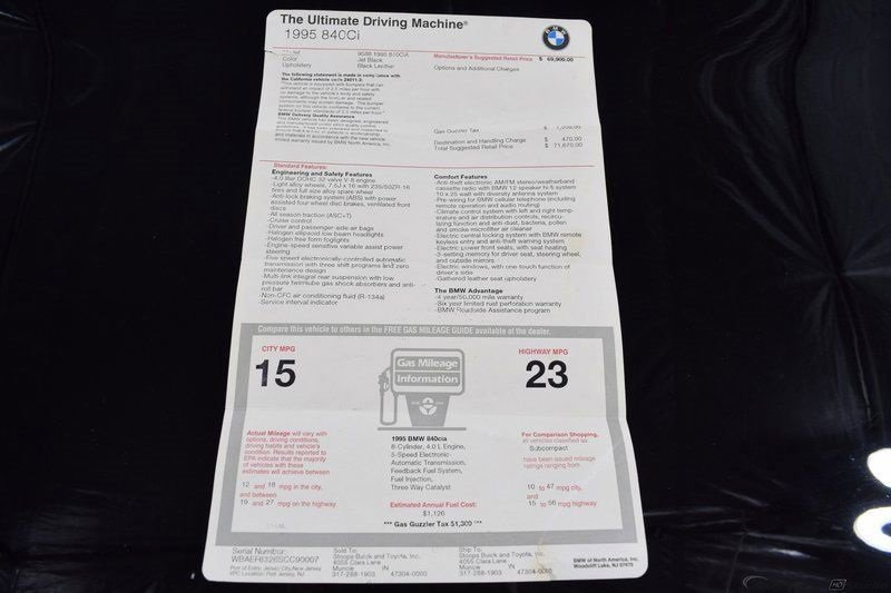 Used 1995 BMW 840Ci image 42