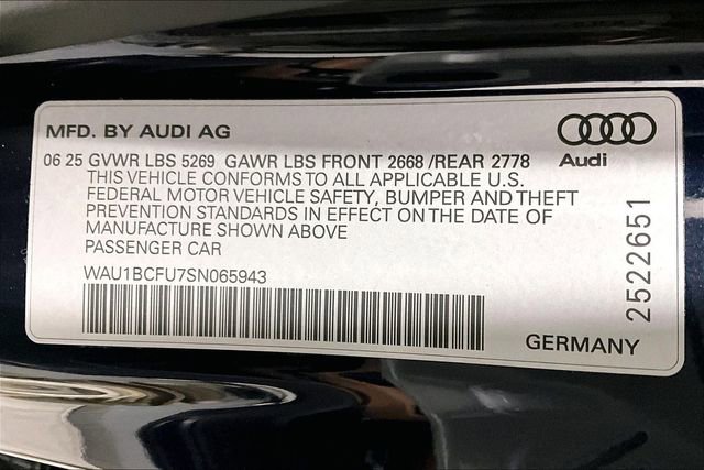 Used 2025 Audi A5 2.0T Premium w/ Convenience Package AWD/4WD image 23