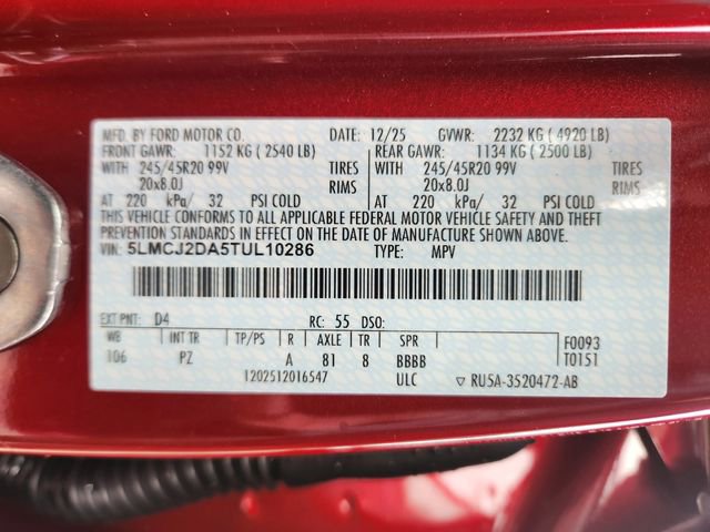 New 2026 Lincoln Corsair Reserve w/ Jet Appearance Package image 25