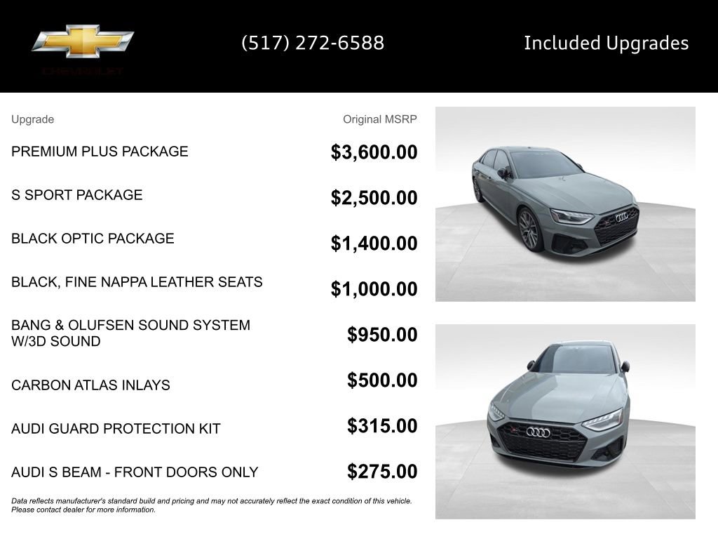Used 2021 Audi S4 Premium Plus w/ Premium Plus Package AWD/4WD image 5