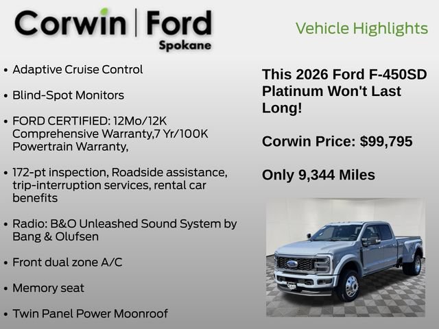 Certified 2026 Ford F450 Platinum AWD/4WD image 7