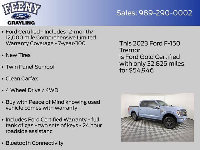 Certified 2023 Ford F150 Tremor w/ Equipment Group 402A High image 5
