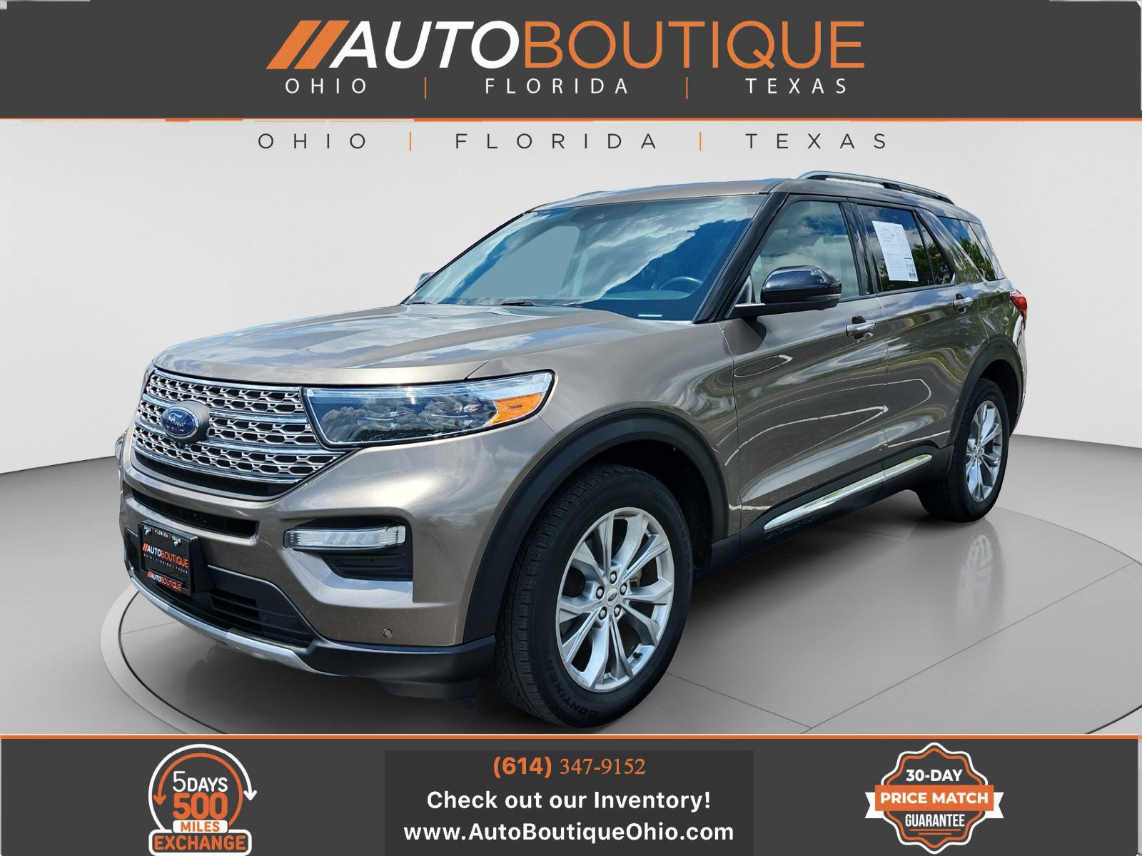 Used 2021 Ford Explorer Limited w/ Equipment Group 301A AWD/4WD image 1