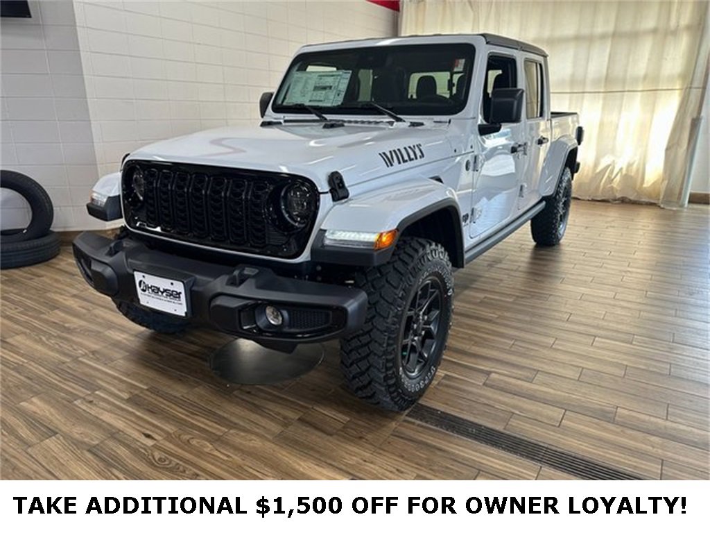 New 2025 Jeep Gladiator Willys