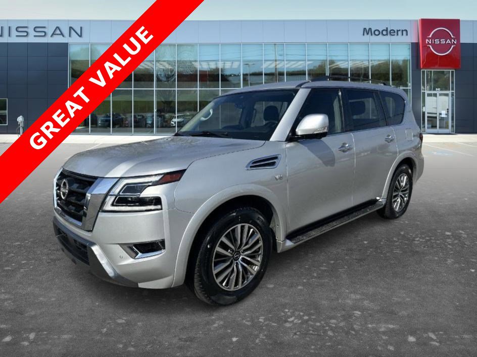 Used 2021 Nissan Armada SL w/ Captain's Chairs Package video 1
