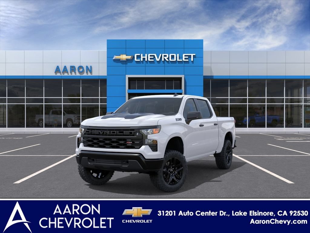 New 2026 Chevrolet Silverado 1500 Custom Trail Boss w/ Dark Appearance Package AWD/4WD image 1