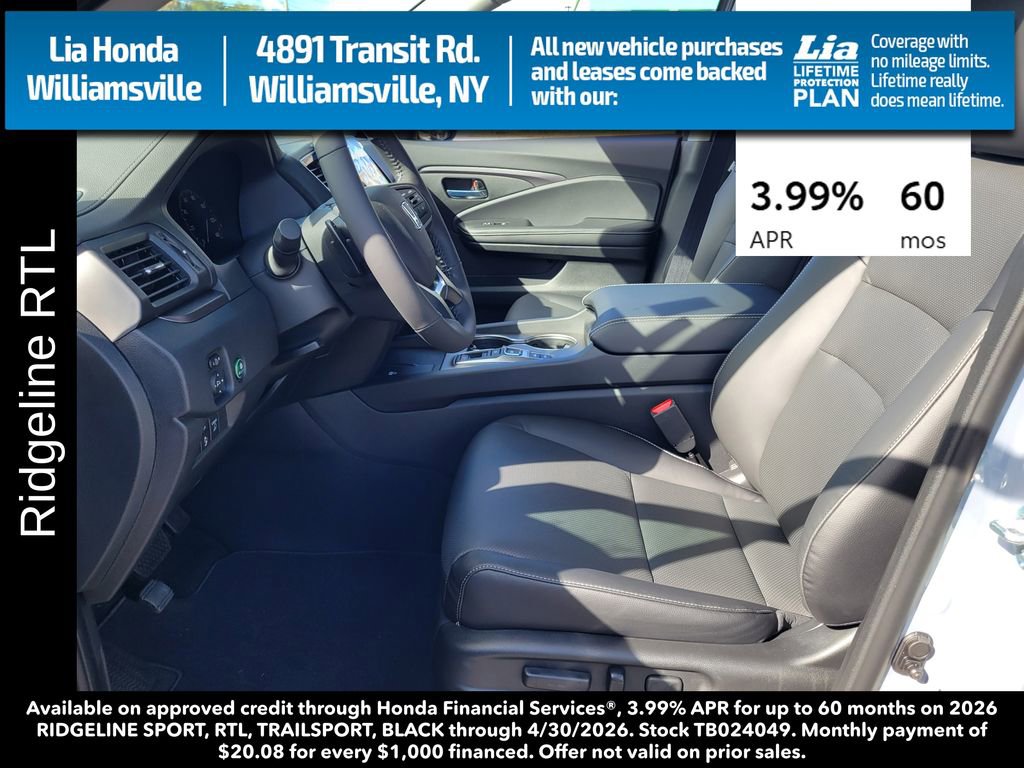 New 2026 Honda Ridgeline RTL image 12