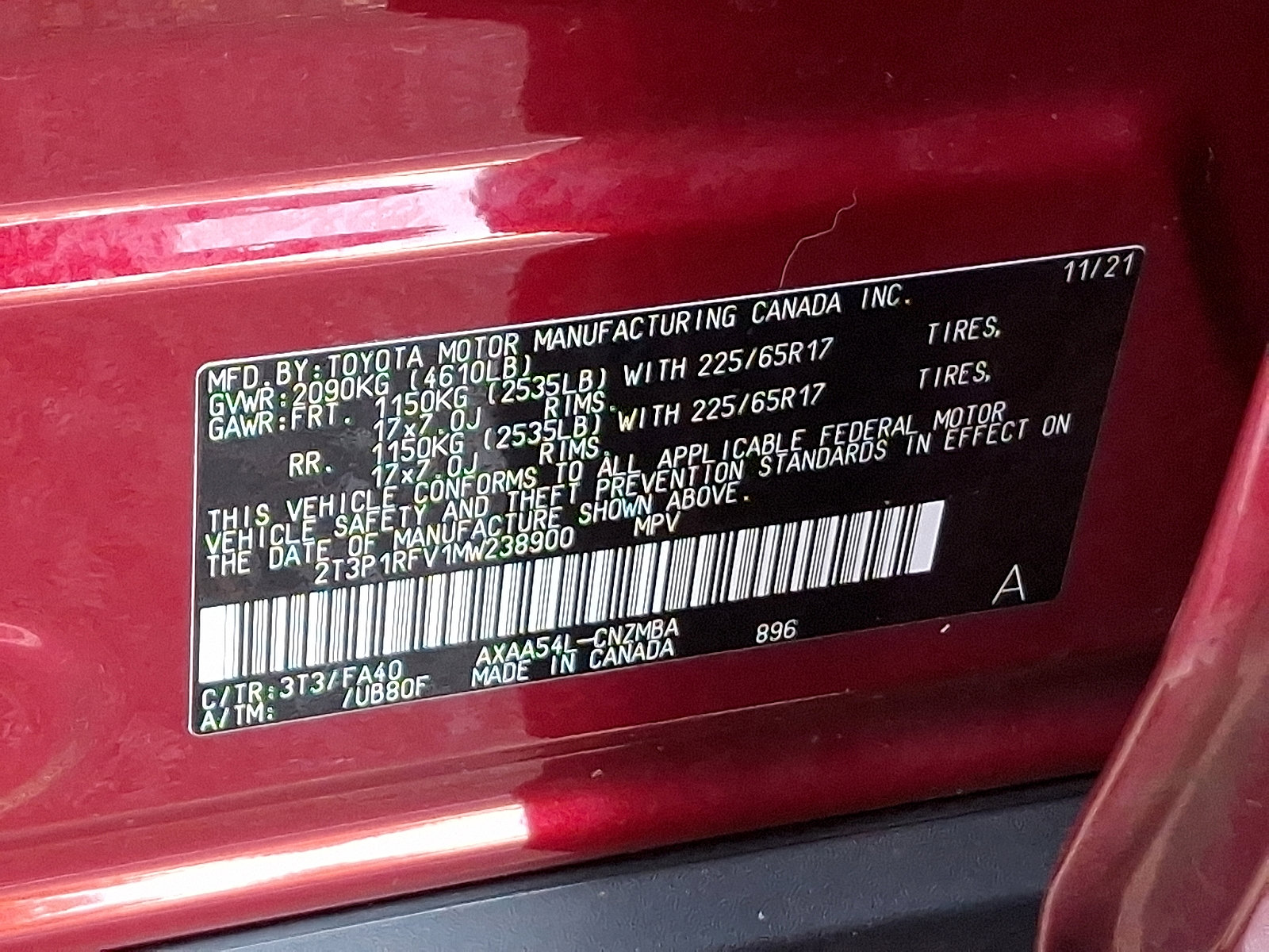 Certified 2021 Toyota RAV4 XLE image 26