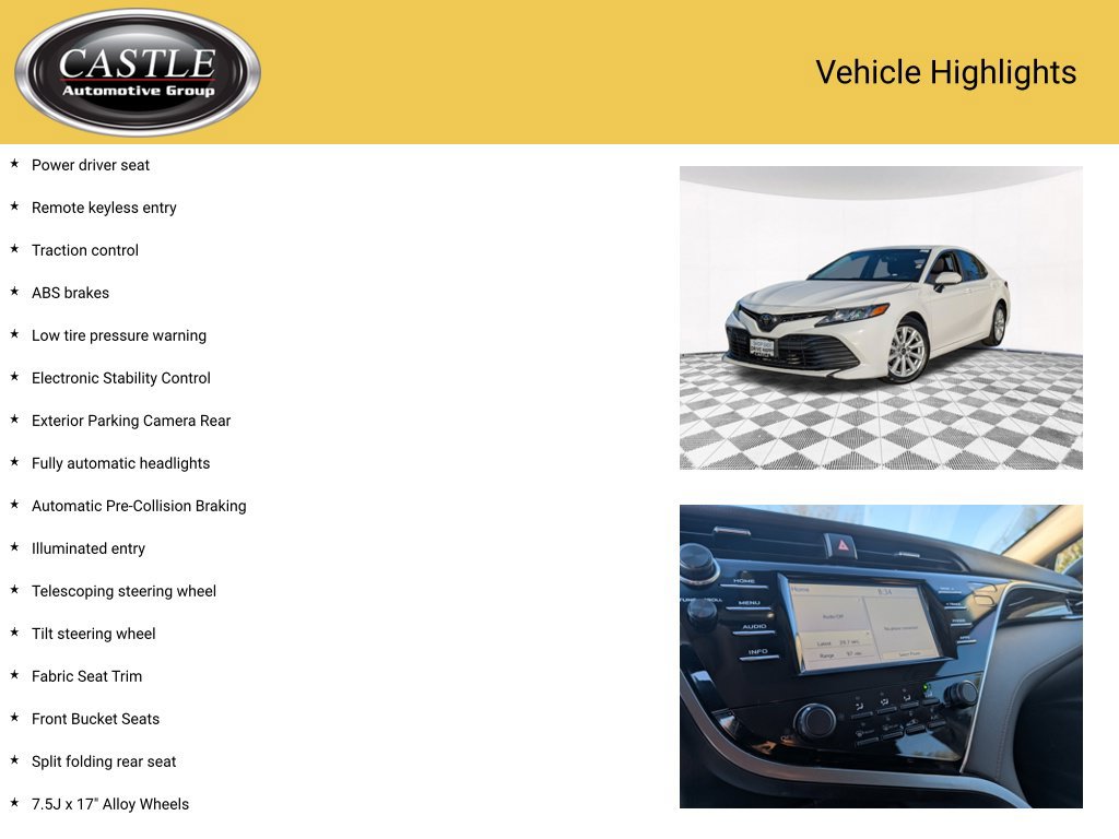 Used 2018 Toyota Camry LE FWD image 4