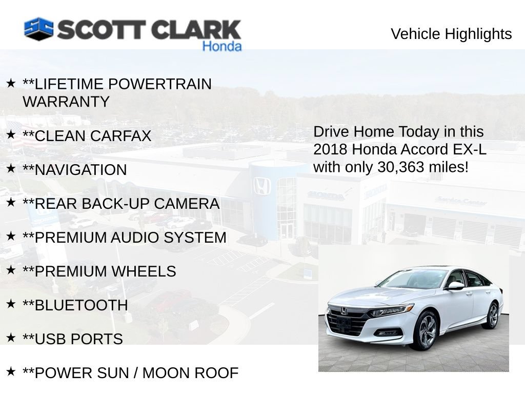 Used 2018 Honda Accord EX-L image 11