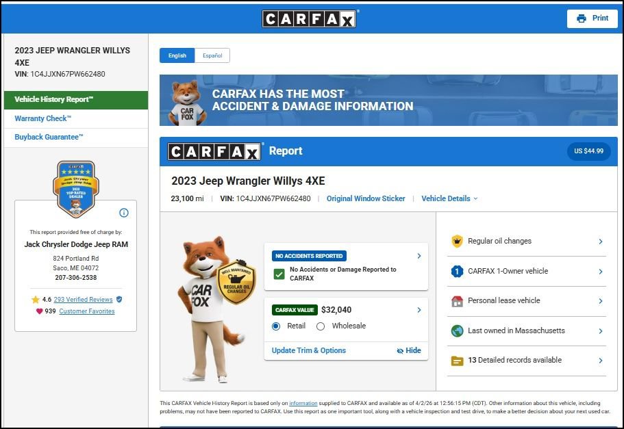 Used 2023 Jeep Wrangler Unlimited w/ Sun & Screen Package image 12