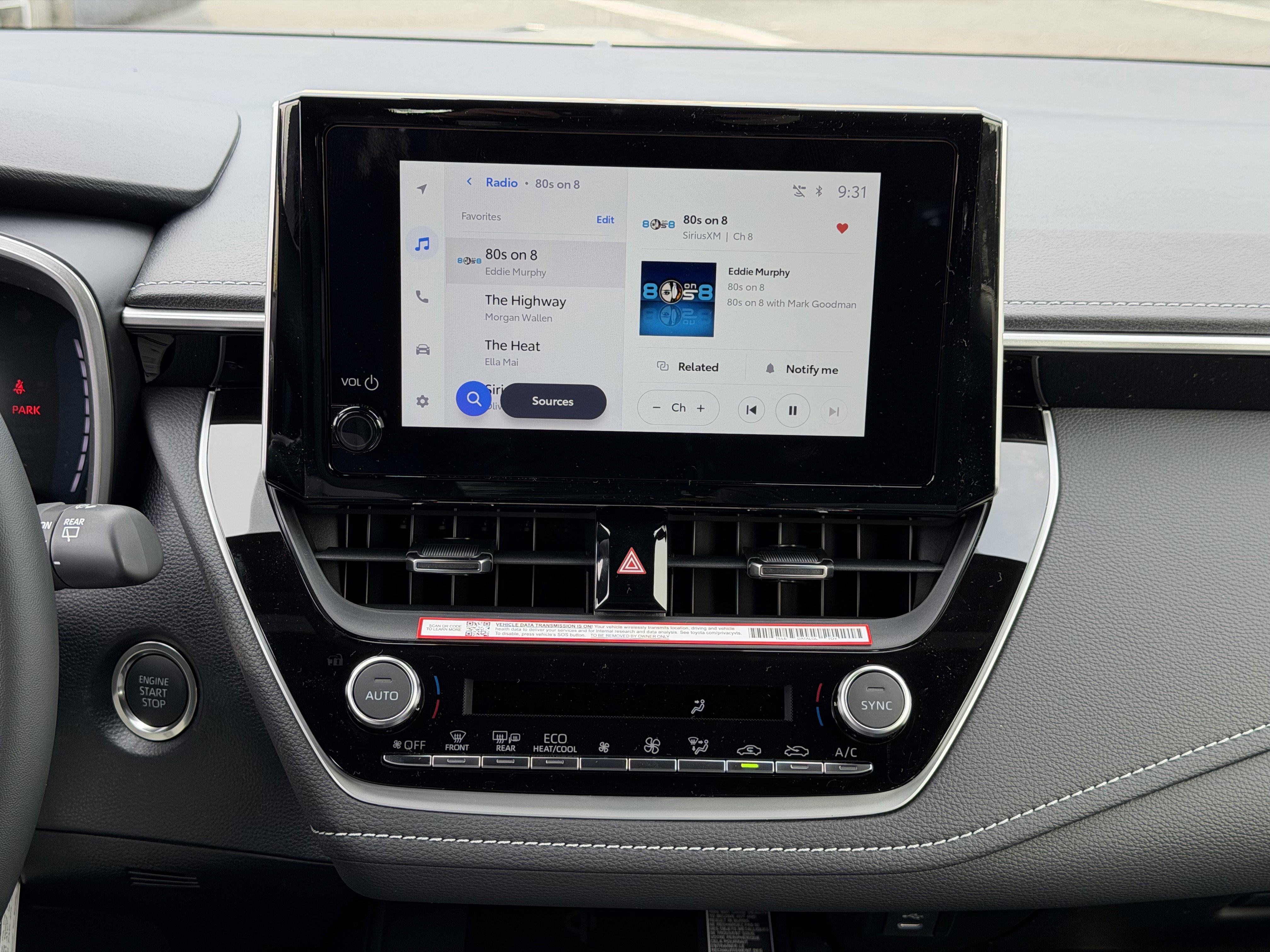 New 2026 Toyota Corolla XSE image 3