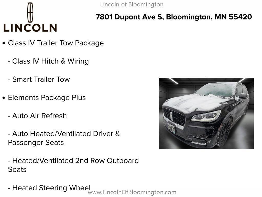 Certified 2021 Lincoln Aviator Reserve w/ Equipment Group 208A image 9