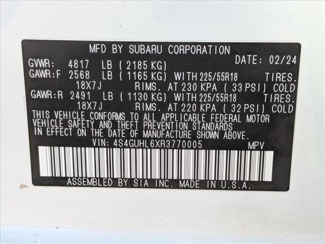 Certified 2024 Subaru Crosstrek 2.5i Limited image 24