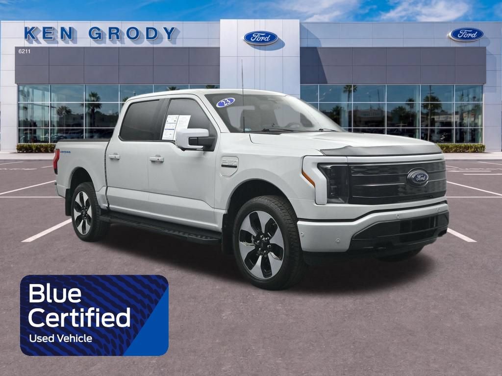 Certified 2023 Ford F150 Lightning Platinum