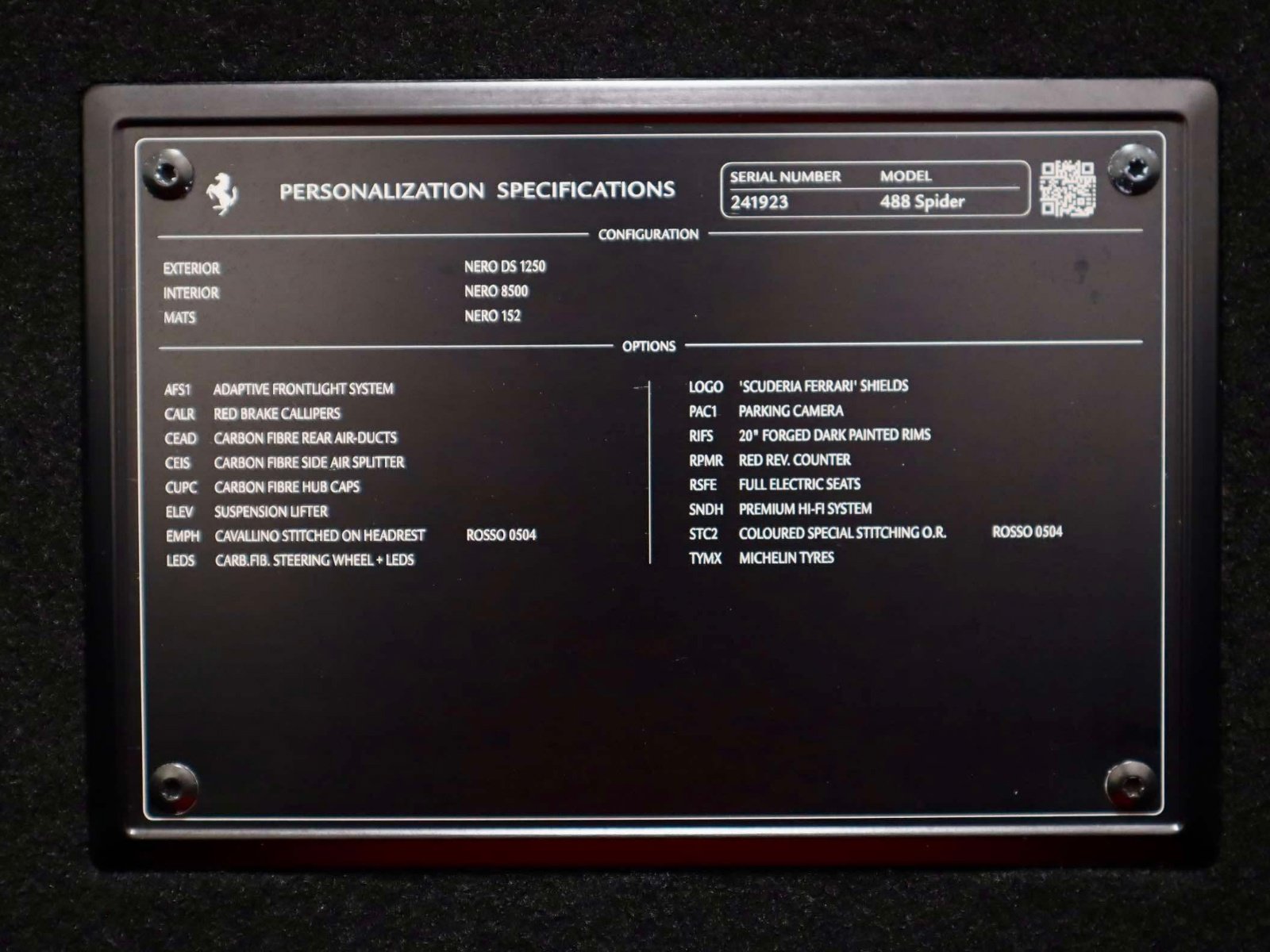 Certified 2019 Ferrari 488 Spider RWD image 13