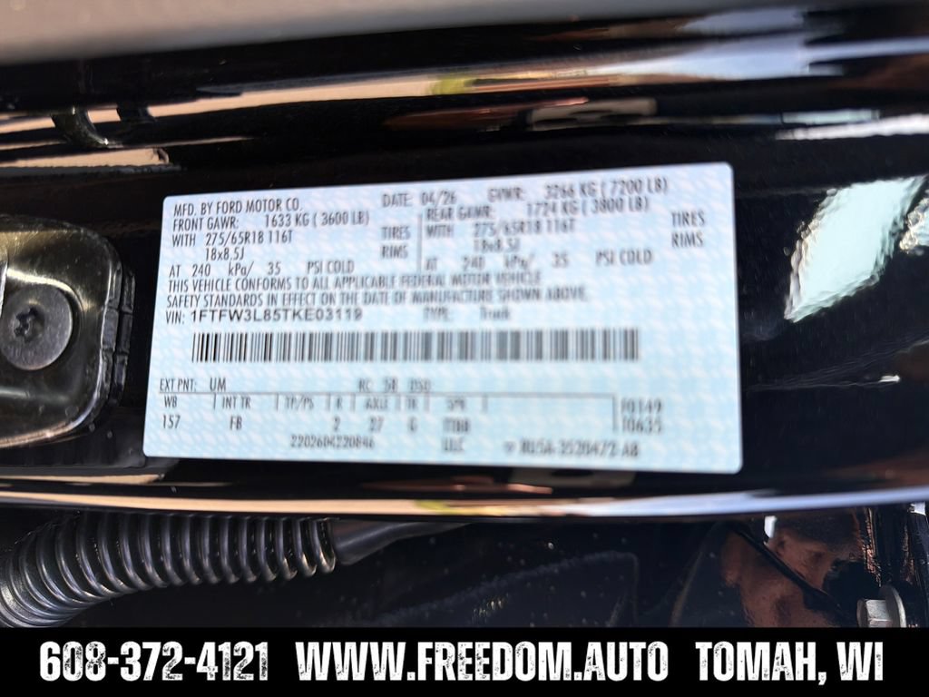 New 2026 Ford F150 XLT w/ Equipment Group 302A MID AWD/4WD image 32