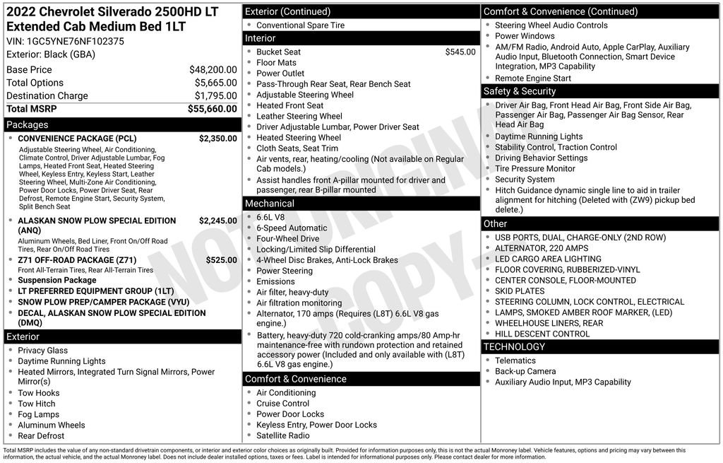 Used 2022 Chevrolet Silverado 2500 LT w/ Convenience Package image 5