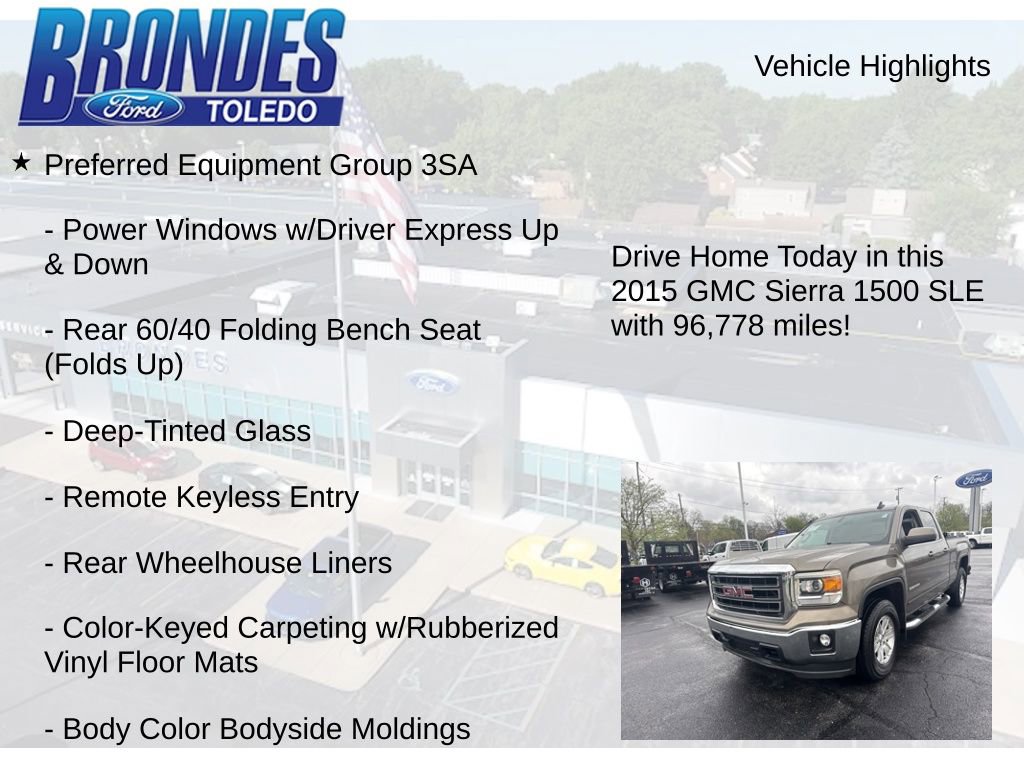 Used 2015 GMC Sierra 1500 SLE w/ SLE Value Package AWD/4WD image 5