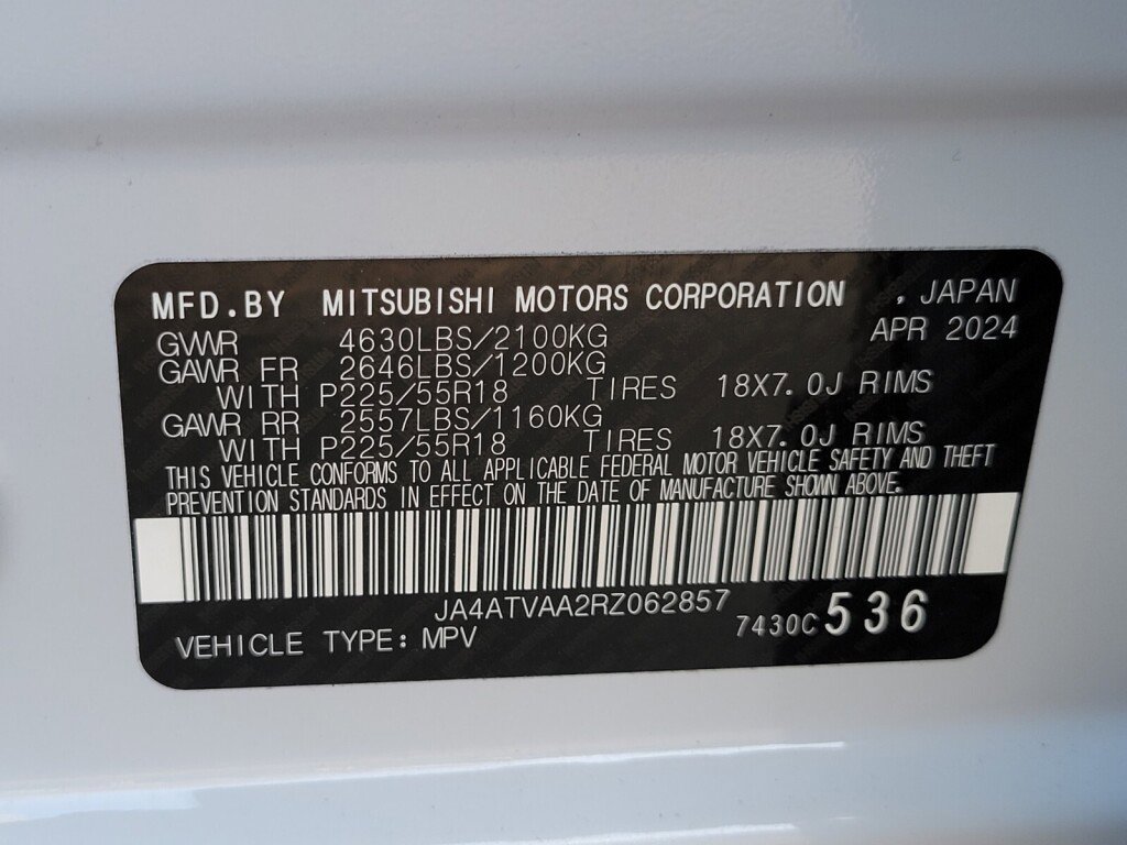 Used 2024 Mitsubishi Eclipse Cross Black Edition image 30