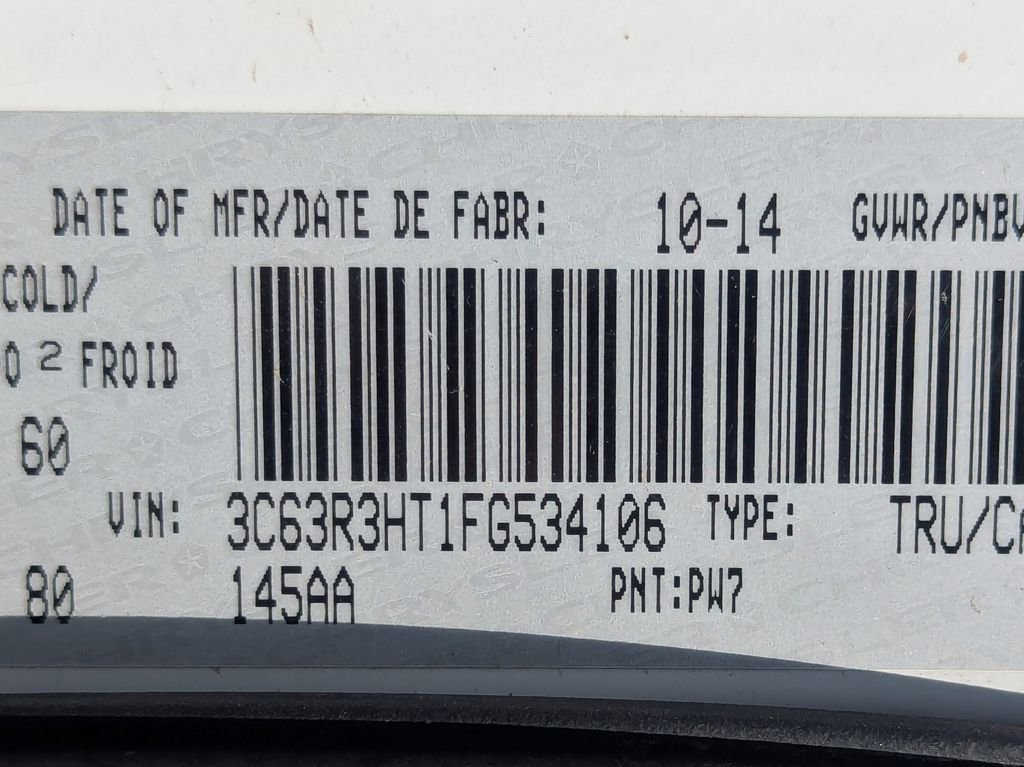 Used 2015 RAM 3500 SLT w/ Protection Group image 16
