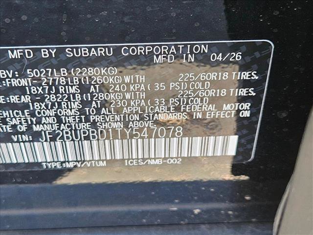 New 2026 Subaru Outback Premium AWD/4WD image 18