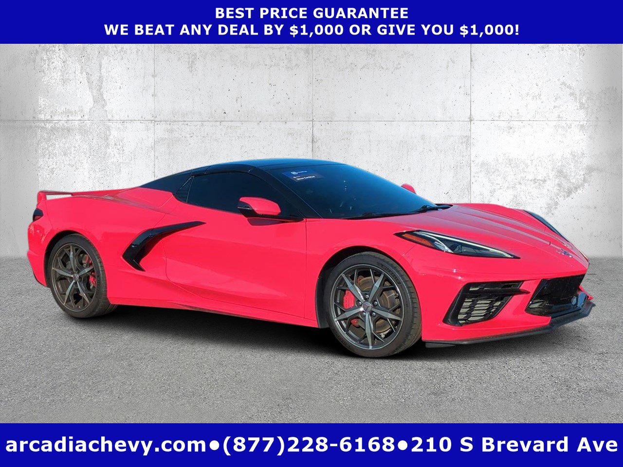 Certified 2020 Chevrolet Corvette Stingray Preferred Conv w/ 2LT Preferred Equipment Group