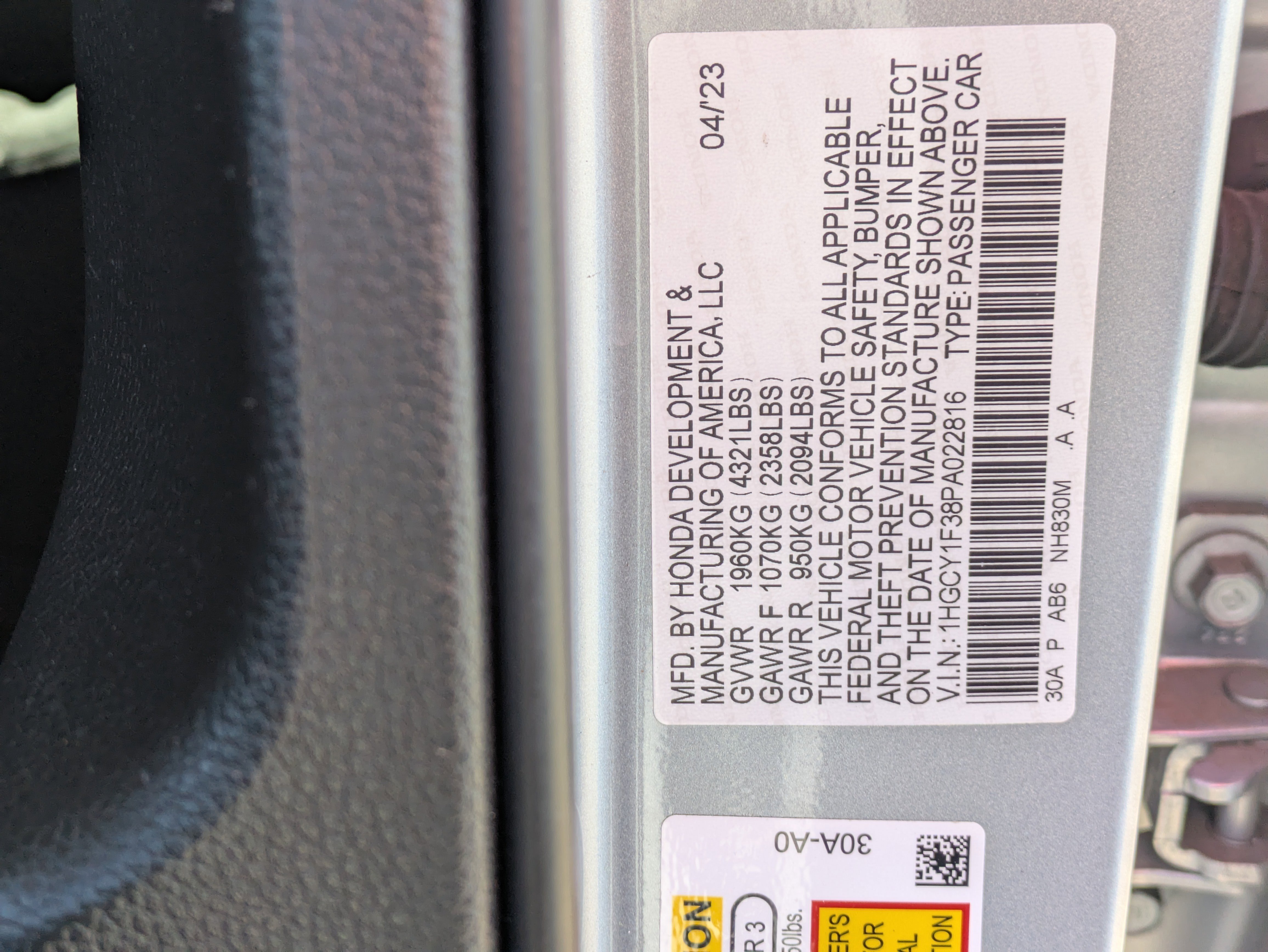 Used 2023 Honda Accord EX image 31