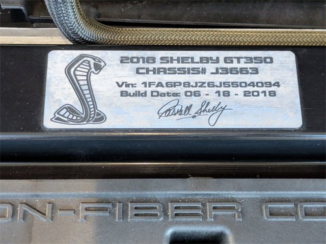 Used 2018 Ford Mustang Shelby GT350 w/ Convenience Package image 16