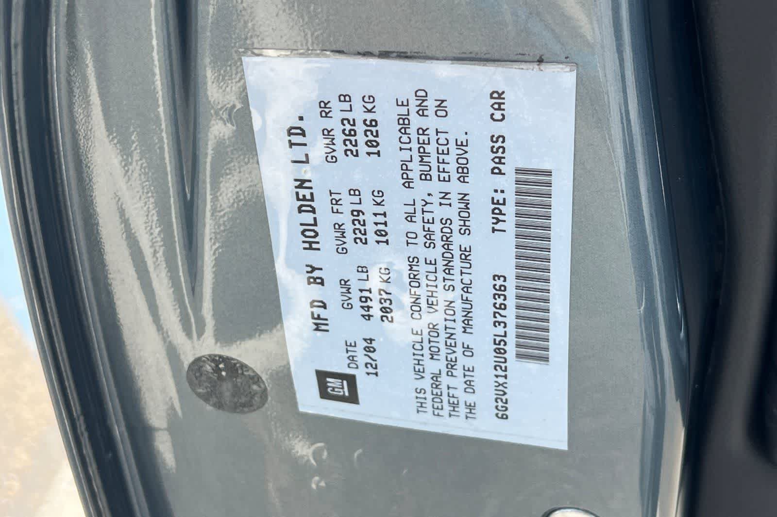 Used 2005 Pontiac GTO RWD image 26