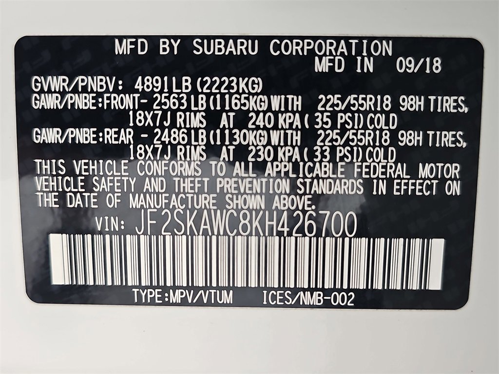 Used 2019 Subaru Forester Touring w/ Popular Package #3 image 57