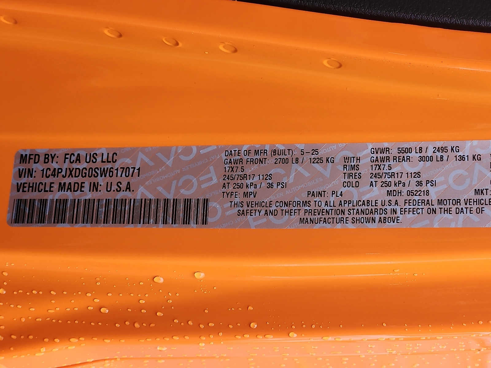 New 2025 Jeep Wrangler Sport S image 15