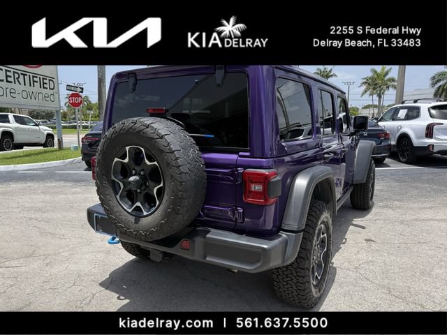 Used 2023 Jeep Wrangler Unlimited Rubicon 4xe w/ Cold Weather Group AWD/4WD image 3