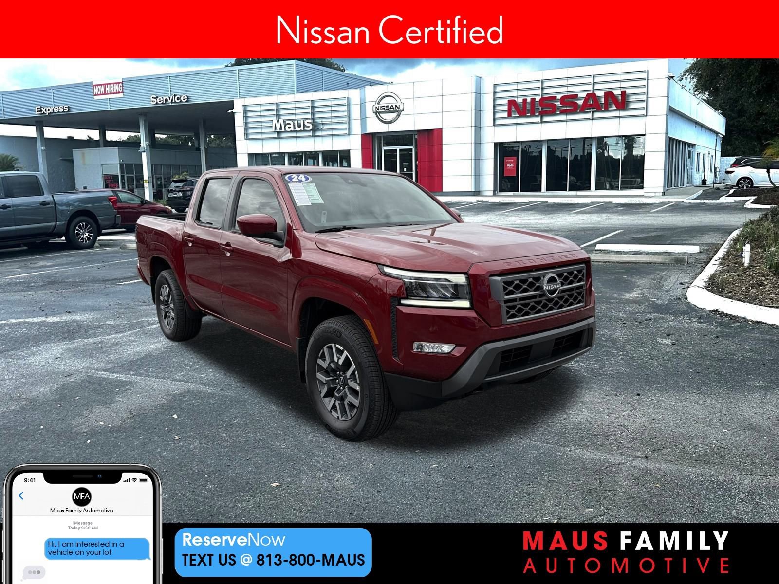 Certified 2024 Nissan Frontier SL w/ Technology Package