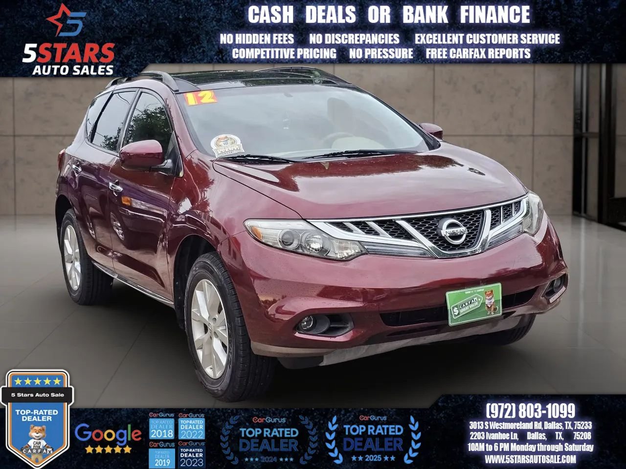 Used 2012 Nissan Murano SV