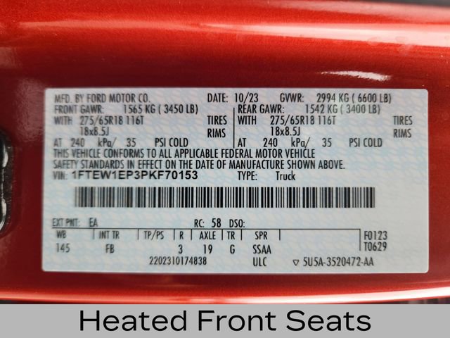 Certified 2023 Ford F150 XLT w/ Equipment Group 302A High image 28