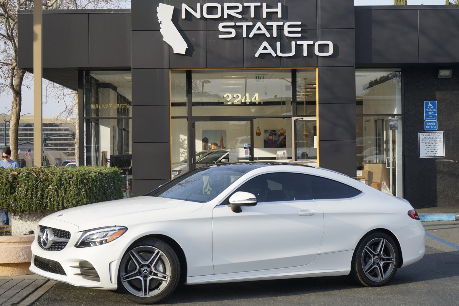 Used 2019 Mercedes-Benz C 300 Coupe w/ AMG Line image 2