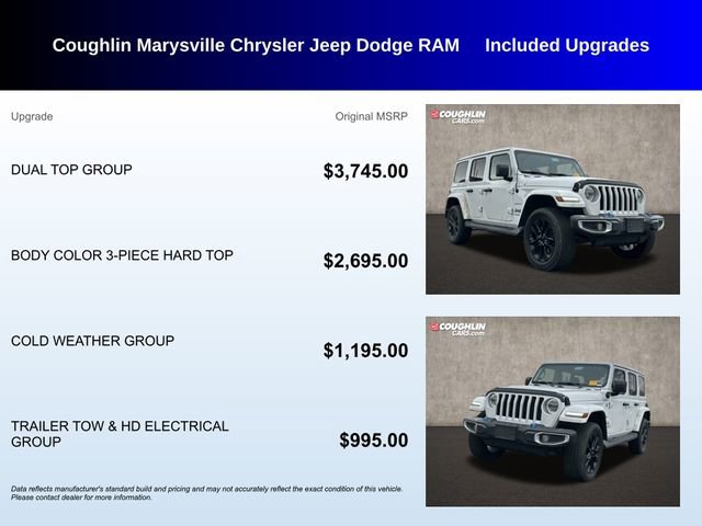 Used 2022 Jeep Wrangler Unlimited Sahara w/ Dual Top Group image 3