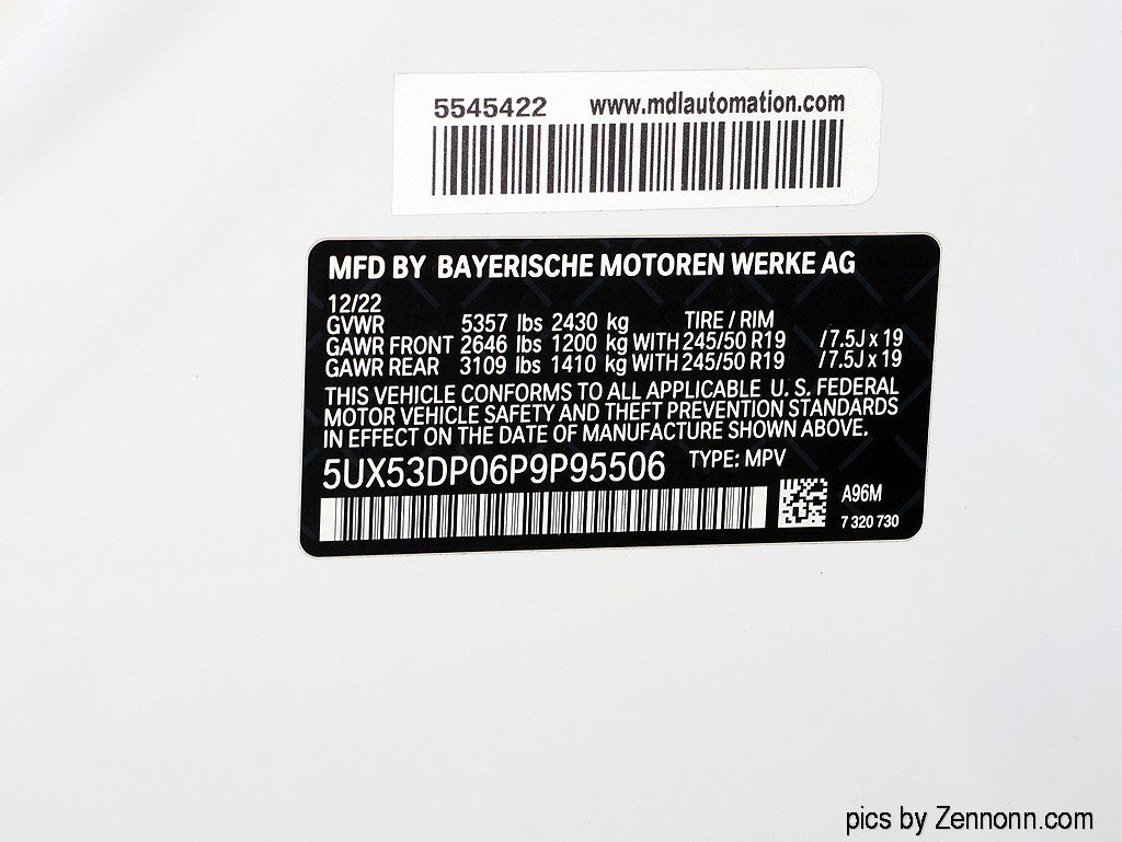 Certified 2023 BMW X3 xDrive30i w/ M Sport Package image 39