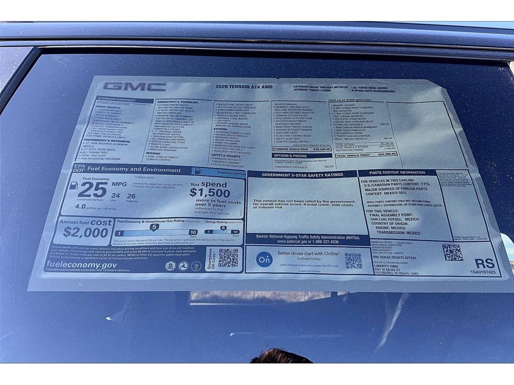 New 2026 GMC Terrain AT4 image 14