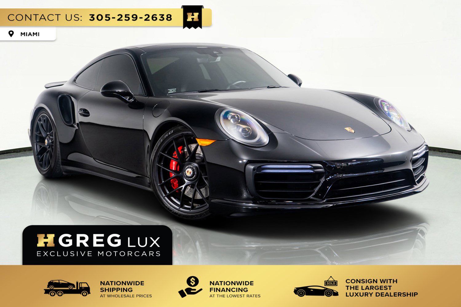 Used 2019 Porsche 911 Turbo w/ Light Design Package