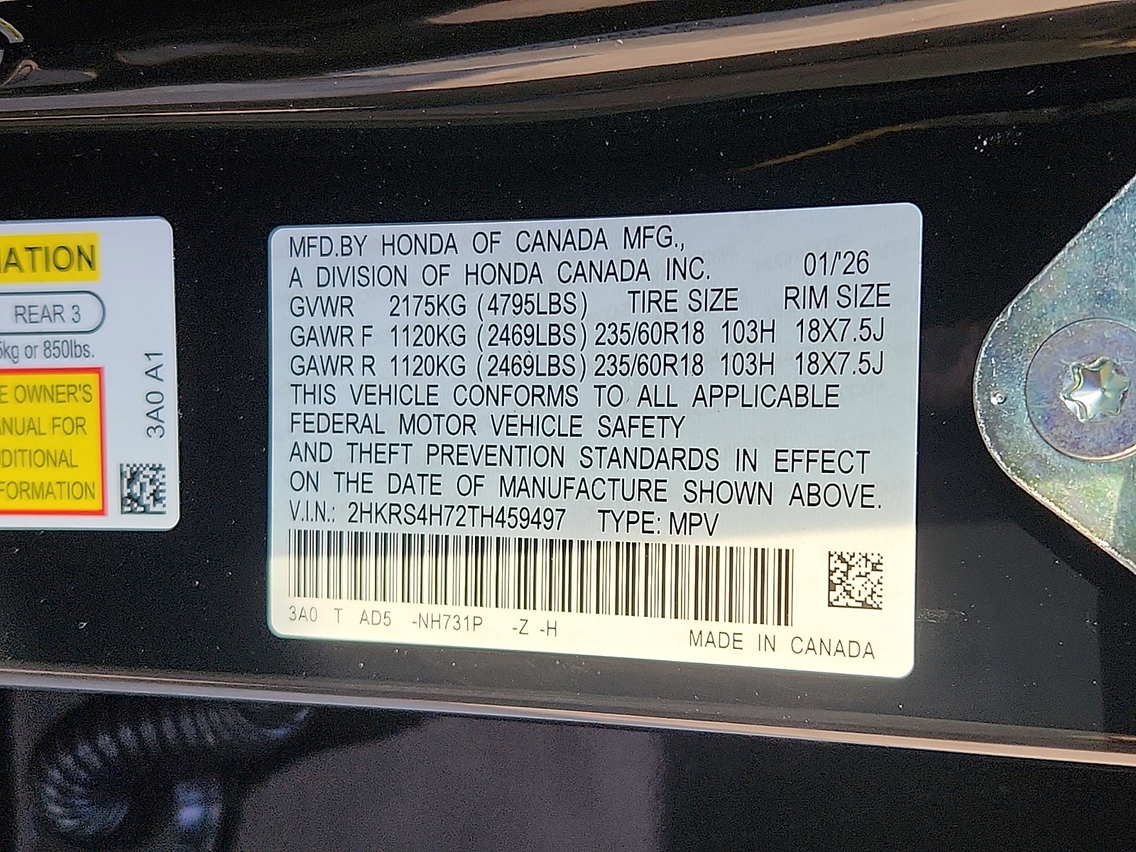 New 2026 Honda CR-V EX-L image 17