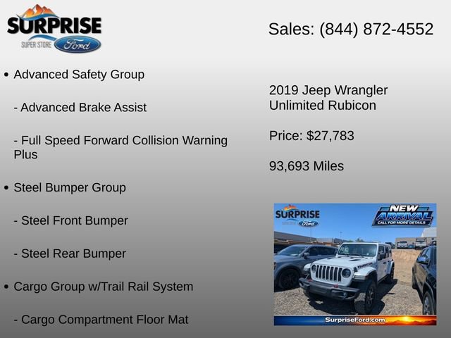 Used 2019 Jeep Wrangler Unlimited Rubicon AWD/4WD image 22
