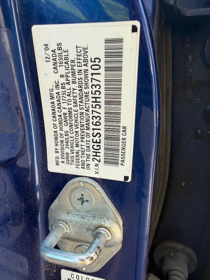 Used 2005 Honda Civic VP image 6