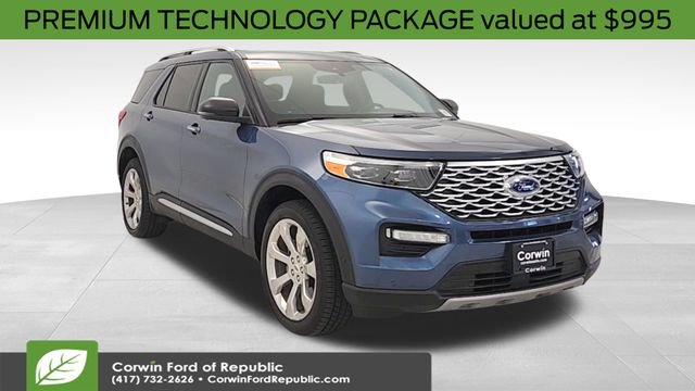 Certified 2020 Ford Explorer Platinum w/ Premium Technology Package