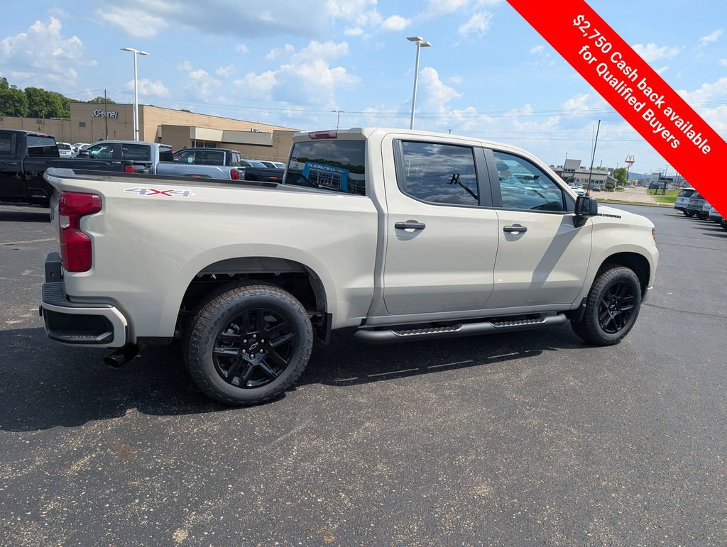 New 2026 Chevrolet Silverado 1500 Custom w/ Turbomax Blackout Package AWD/4WD image 8