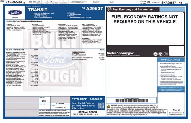 New 2025 Ford Transit 350 AWD w/ Interior Upgrade Package image 25