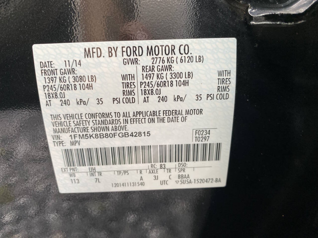 Used 2015 Ford Explorer 4WD image 10